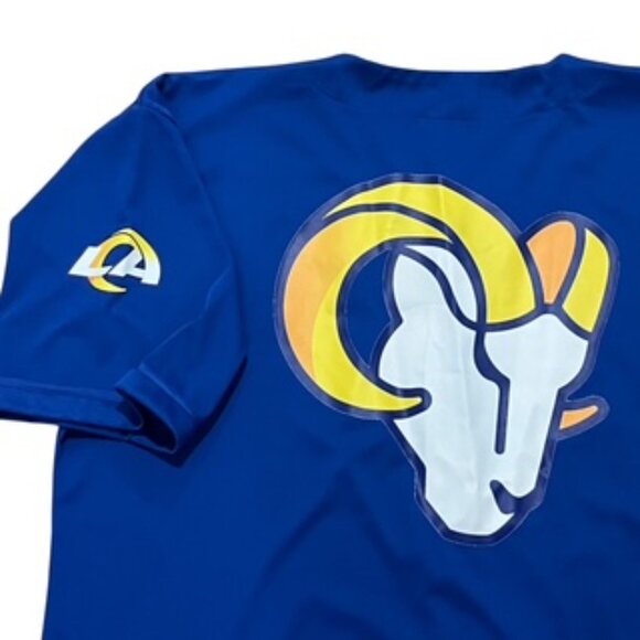 Pro Eagle Los Angeles Ram NFL Football Team Jersey Men’s Sz 3XL Button Up - Picture 1 of 13